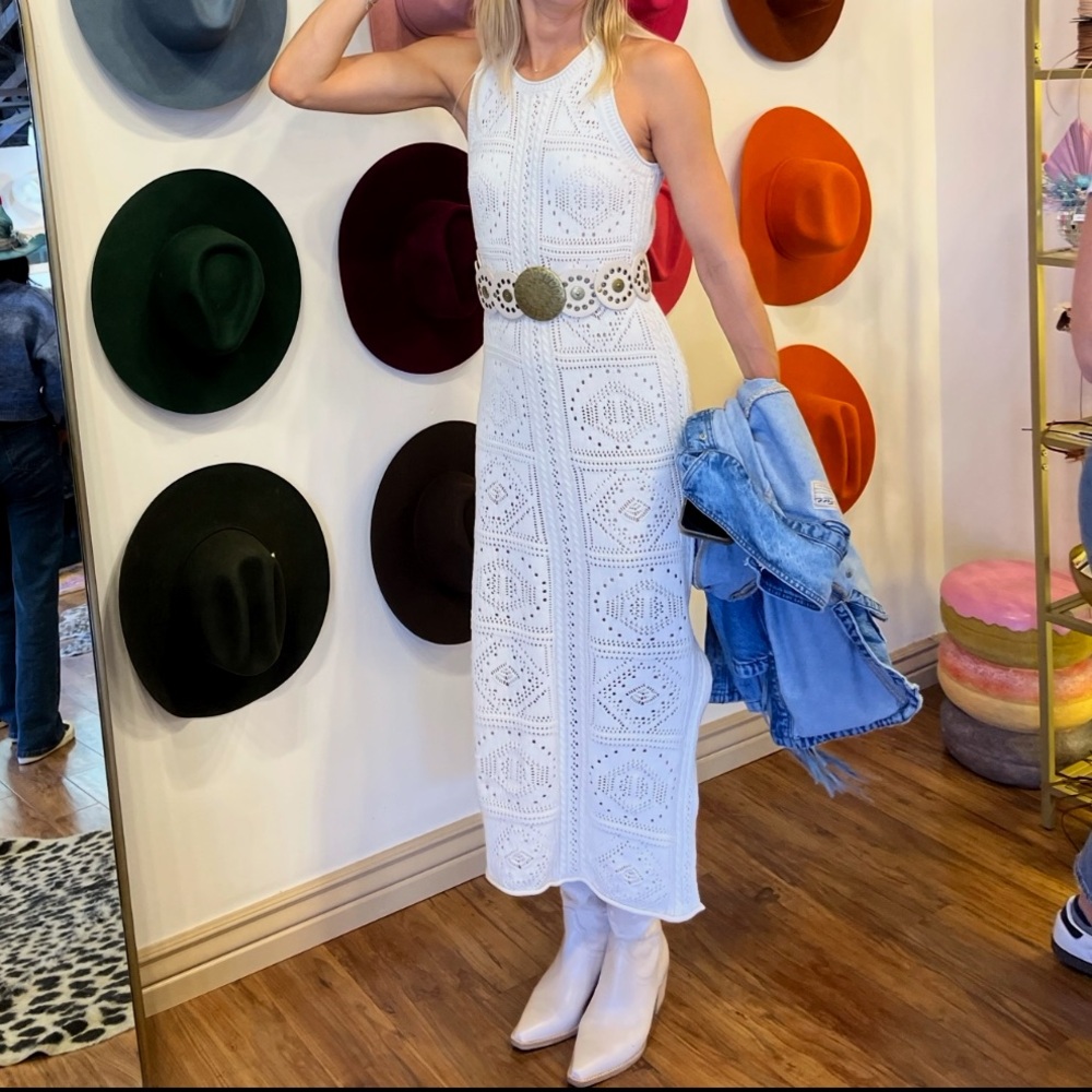 Splendid Crochet Maxi Dress